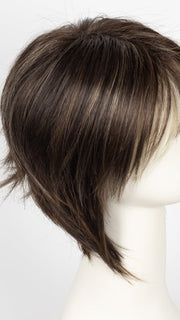 CHOCOLATE SWIRL | Dark Brown Base Evenly Blended with Light Auburn and Honey Blonde 