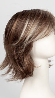 ALMOND SPICE | Rooted Dark with a Medium Brown base and a Honey and Platinum Blonde blended highlight