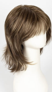 ICED-MOCHA |  Medium Brown blended with Light Blonde highlights