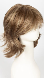 MAPLE-SUGAR |  Light Honey Brown base with Strawberry Blonde highlights