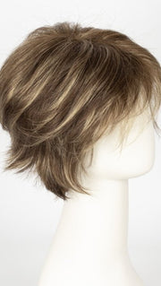 ICED-MOCHA |  Medium Brown blended with Light Blonde highlights