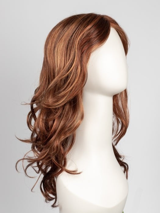 R133/24H | Auburn Bright Red with Pale Golden Blonde Highlights