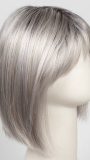 MOONSTONE | Medium Gray with Blue-toned Silver highlights and Dark Roots