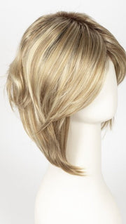 CREAMY TOFFEE R | Rooted Dark with Light Platinum Blonde and Light Honey Blonde evenly blended