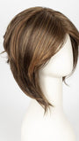 ALMOND ROCKA | Dark Golden Brown base color with Strawberry Blonde and Bright Cooper evenly blended highlights