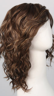 CKISSRT4 | Golden Brown with Copper Blonde Highlights and Dark Brown Roots