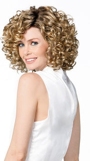 24BT18S8 SHADED MOCHA | Medium Natural Ash Blonde & Light Natural Gold Blonde Blend, Shaded with Medium Brown