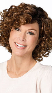 ALANNA by Jon Renau in 30A27S4 SHADED PEACH | Medium Natural Red & Medium Red-Gold Blonde Blend, Shaded with Dark Brown