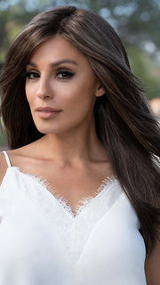 8RH14 MOUSSE CAKE | Medium Brown with 33% Medium Natural Blonde Highlights