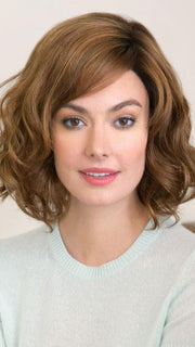 REIGN by AMORE in HONEY BROWN-R | Dark Roots on a warm medium brown base with Auburn and Honey Highlights