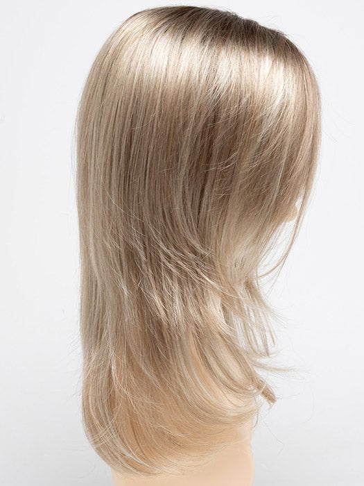 CHAMPAGNE SHADOW | Soft Dark Blonde with Platinum Highlights and Chestnut Roots