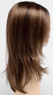 CINNAMON TOFFEE | Neutral to Warm Light Brown with Dark Brown Roots