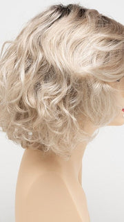 SILKY BEIGE | Light Platinum Blonde with Dark Brown Roots 