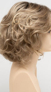 SAHARA BLONDE | Softer Dark Blonde with Light Golden Blonde, and features Chestnut Roots