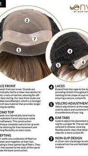 Cap Construction | Extended Lace Front | Mono Top | Wefted