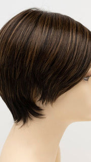 AMARETTO CREAM | Dark Brown roots with overall Medium Brown base with Honey Blonde highlights