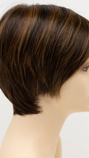 CHOCOLATE CARAMEL | Medium Brown with Soft Red and Blonde highlights