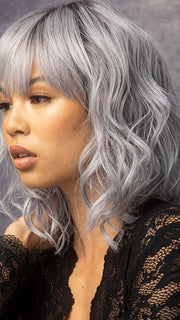 LUNAR-HAZE | Periwinkle Base with Off-Black Roots