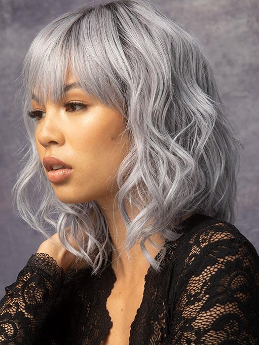 LUNAR-HAZE | Periwinkle Base with Off-Black Roots