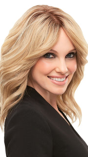 12FS8 | Light Gold Brown, Light Natural Gold Blonde and Pale Natural Gold-Blonde Blend, Shaded with Medium Brown