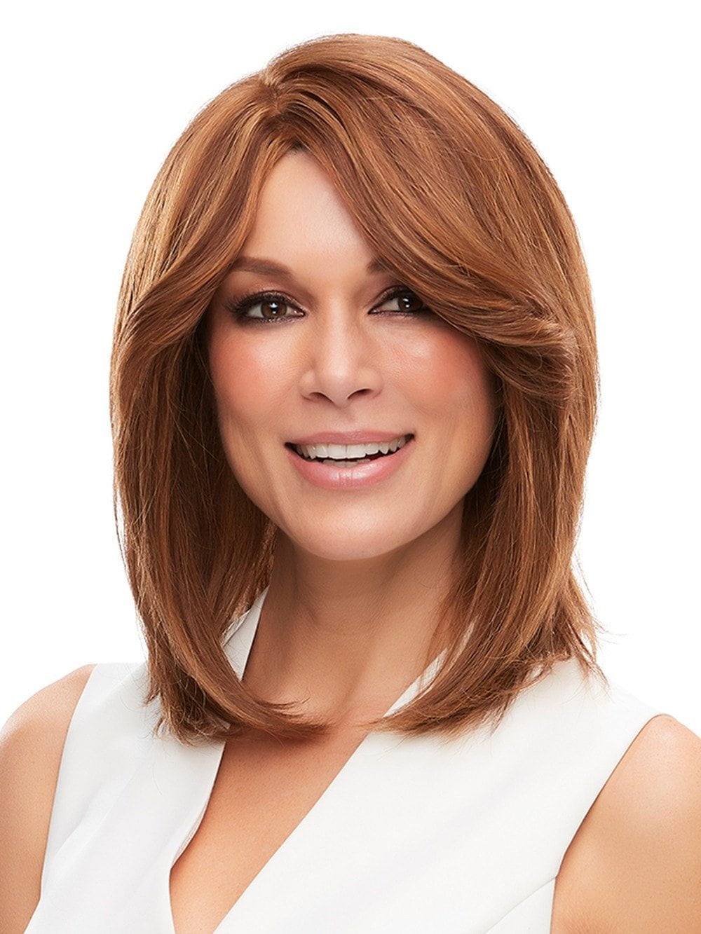 CARA by Jon Renau in 6F27 CARAMEL RIBBON | Brown with Natural Red-Gold Blonde Highlights & Tips PPC MAIN IMAGE