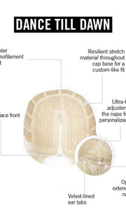 Cap Design | Lace Front | Center Monofilament Part | Wefted