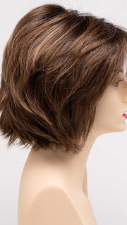 CINNAMON-TOFFEE | Neutral to Warm Light Brown with Dark Brown Roots