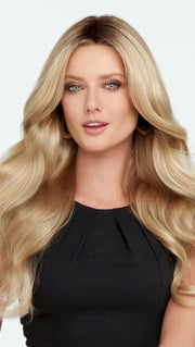 DOWN TIME Wig by RAQUEL WELCH in SS14/88 SHADED GOLDEN WHEAT | Medium Blonde Streaked With Pale Gold Highlights Dark Brown with Subtle Warm Highlights