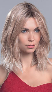 DRIVE by ELLEN WIILE in CANDY BLONDE ROOTED 101.27.24 | Pearl Blonde blended with Platinum Blonde with Med roots