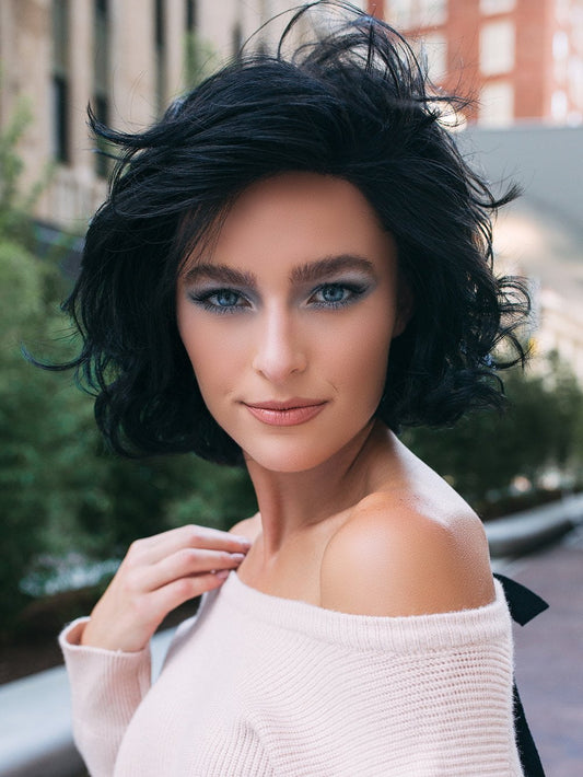 MODERN MOTIF Lace Front Wig by GABOR in GL 1-2 DOUBLE ESPRESSO | True black PPC MAIN IMAGE FB MAIN IMAGE