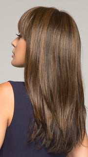 TARYN by ENVY in MEDIUM BROWN | Medium Brown with natural highlights (This piece has been styled and straightened)