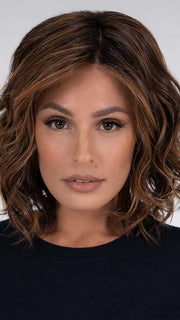 EDITOR'S PICK LARGE by Raquel Welch in RL8/29SS SHADED HAZELNUT | Warm Medium Brown Evenly Blended with Ginger Blonde and Dark Roots