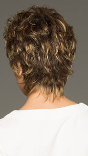 CHRISTA by Estetica in CKISSRT4 | Golden Brown with Copper Blonde Highlights and Dark Brown Roots