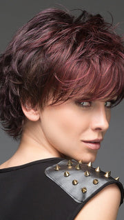 HOT-AUBERGINE-MIX | Medium Burgundy Red, Dark Burgundy Red, and Darkest Brown Blend