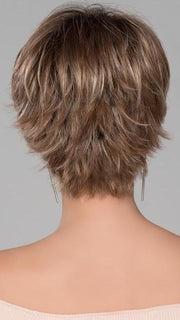 DARK SAND ROOTED | Light Brown base with Lightest Ash Brown and Medium Honey Blonde blend and Dark Roots