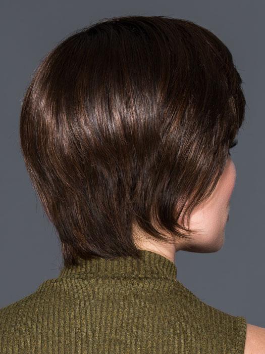 BEAM by ELLEN WILLE in CHOCOLATE ROOTED | Medium to Dark Brown base with Light Reddish Brown highlights