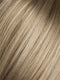 CHAMPAGNE ROOTED | Light Beige Blonde, Medium Honey Blonde, and Platinum Blonde blend with Dark Roots