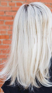 IMPRESS by ELLEN WILLE in PASTEL BLONDE ROOTED | Pearl Platinum, Dark Ash Blonde, and Medium Honey Blonde mix with Roots
