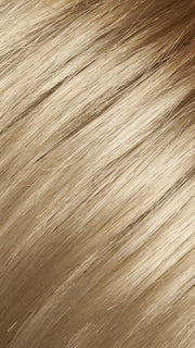 LIGHT-HONEY-ROOTED | Medium Honey Blonde, Platinum Blonde, and Light Golden Blonde blend with Dark Roots