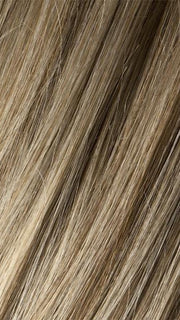 SANDY BLONDE ROOTED | Medium Honey Blonde, Light Ash Blonde, and Lightest Reddish Brown blend with Dark Roots