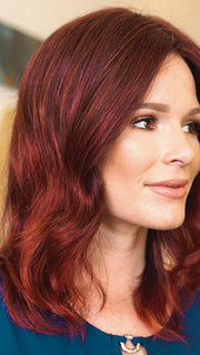 TOUCH by ELLEN WILLE iN CHERRY MIX | Dark brown base, dark burgundy Red, and Bright Cherry Blend