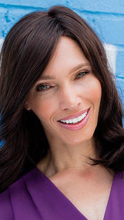 TOUCH By ELLEN WILLE in DARK CHOCOLATE MIX | Dark Brown base with Light Reddish Brown highlights