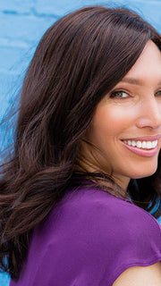 TOUCH By ELLEN WILLE in DARK CHOCOLATE MIX | Dark Brown base with Light Reddish Brown highlights