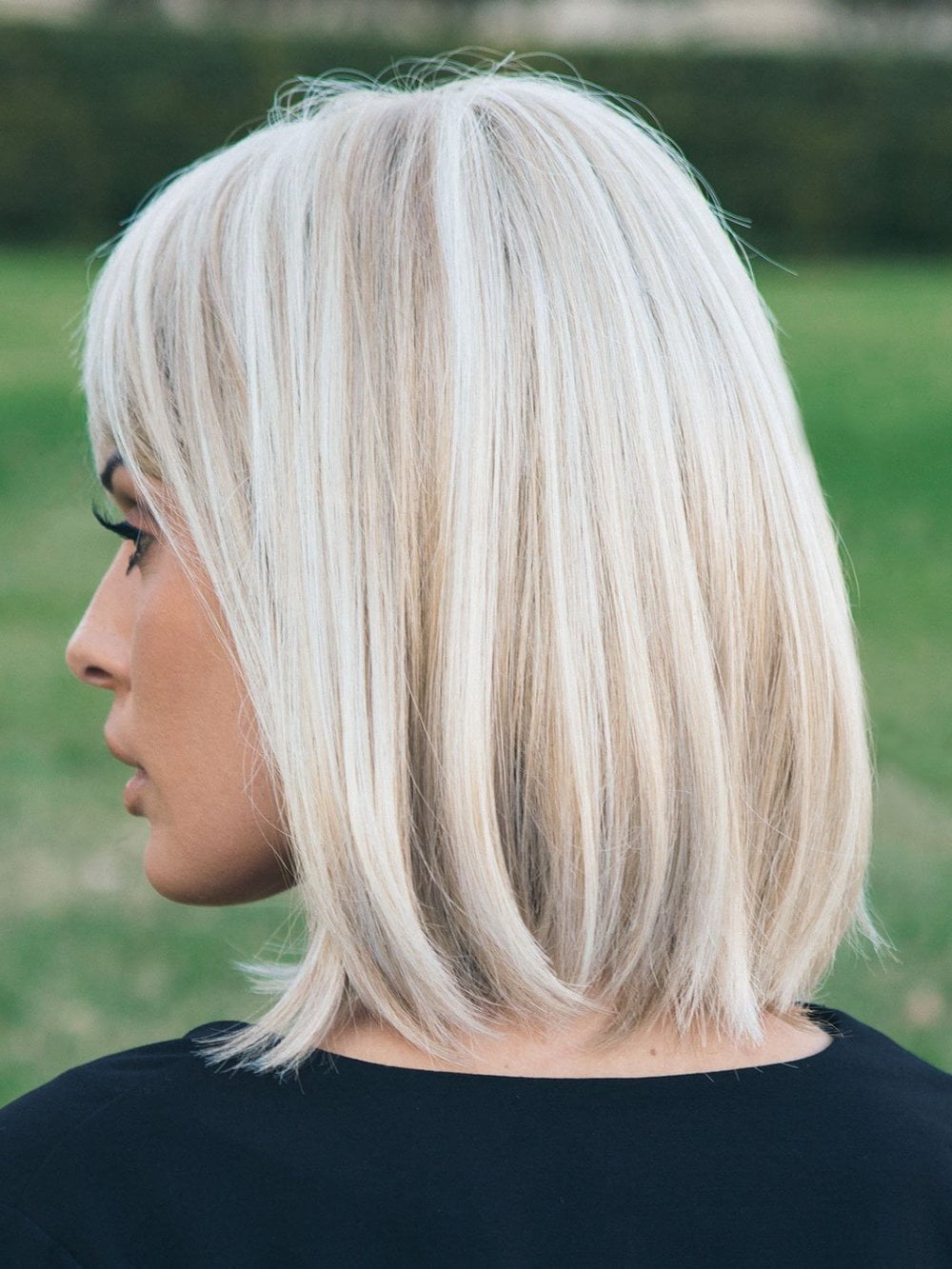 PAIGE PETITE by Envy in LIGHT BLONDE | 2 toned blend of Creamy Blonde with Champagne highlights