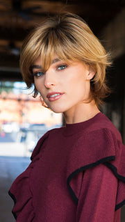 CREAMED COFFEE | Medium Brown roots and base with Cinnamon and Golden Blonde highlights
