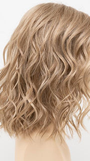 GINGER-CREAM | Dark Beige Blonde underneath highlighted on top with Light Beige Blonde