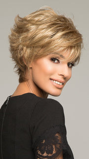 MICKI by ENVY in DARK BLONDE | 2 toned blend of Dark Honey Blonde with Lighter Blonde highlights