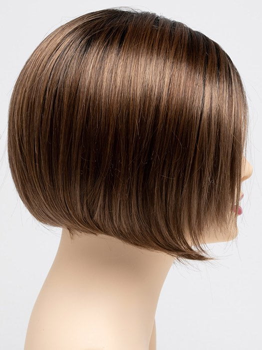 CINNAMON TOFFEE | Neutral to Warm Light Brown with Dark Brown Roots