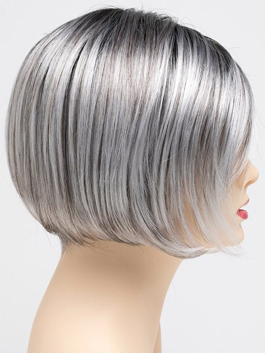STERLING SHADOW | Medium Salt-and-Pepper Grey with Darker Brown Roots