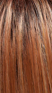 FS26/31S6 SALTED CARAMEL | Medium Natural Red Brown with Red Gold Blonde Bold Highlights, Shaded with Brown